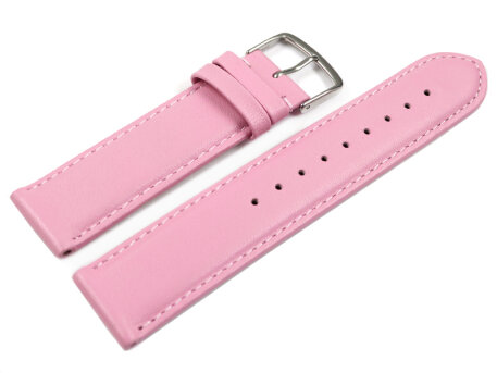 Watch Strap Genuine Italy Leather Soft Padded Pink 12-28 mm