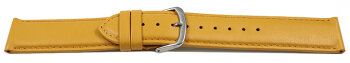 Watch Strap Genuine Italy Leather Soft Padded Mustard...