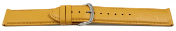 Watch Strap Genuine Italy Leather Soft Padded Mustard 12-28 mm