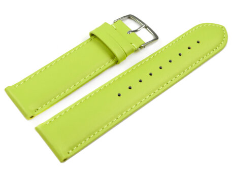 Watch Strap Genuine Italy Leather Soft Padded Lime 12-28 mm