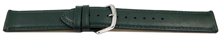 Watch Strap Genuine Italy Leather Soft Padded Dark green 12-28 mm