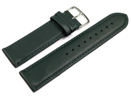Watch Strap Genuine Italy Leather Soft Padded Dark green...