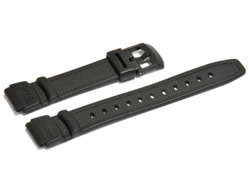 Watch strap Casio for W-93H, rubber, black