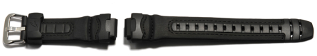 Watch strap Casio for G-314RL-1AV, rubber/Leather, black