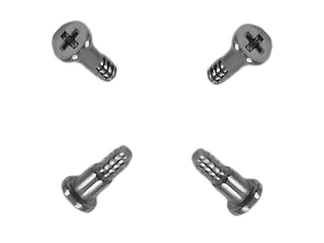 1 set of Casio steel-colored bezel screws GW-M5610LY-1