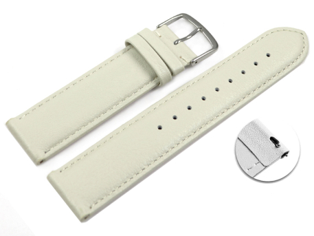 Quick release Watch band genuine leather smooth sand