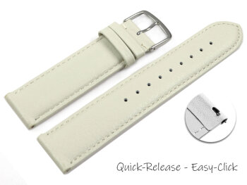 Quick release Watch band genuine leather smooth sand