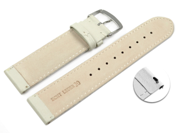 Quick release Watch band genuine leather smooth sand