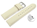 Quick release Watch band genuine leather smooth Cream