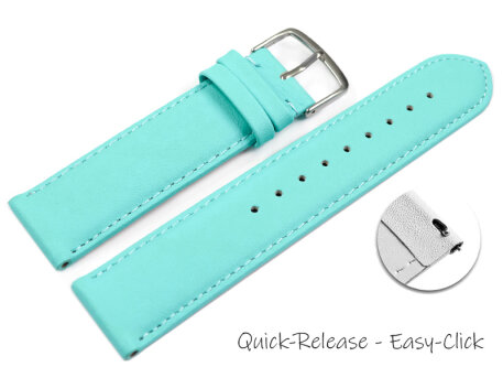 Quick release Watch band genuine leather smooth Laguna
