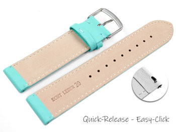 Quick release Watch band genuine leather smooth Laguna