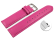 Quick release Watch band genuine leather smooth Raspberry