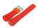 Casio Watch strap for DW-6900CB-4, rubber, red