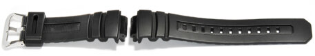 Watch strap Casio for AW-591-2,AW-591-4,rubber, black