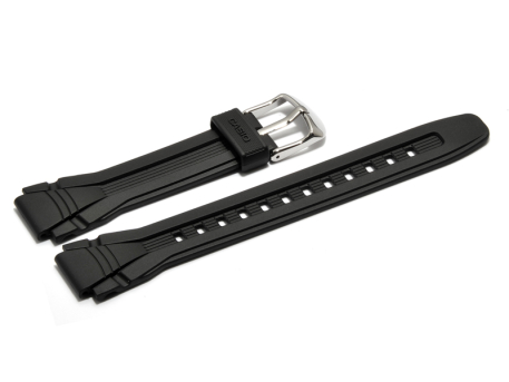 Watch strap Casio for AQF-102W, rubber, black