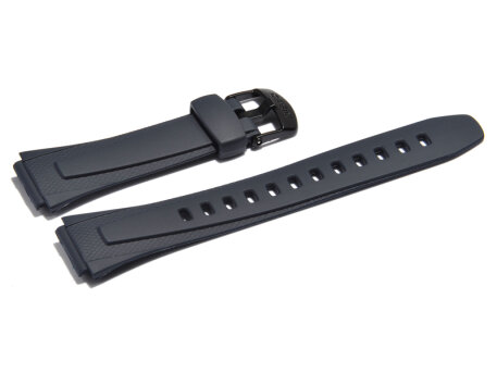 Watch strap Casio for W-753-2, rubber, dark blue