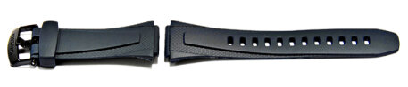 Watch strap Casio for W-753-2, rubber, dark blue