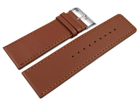 Watch strap genuine leather Brandy 30mm