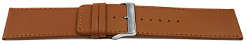 Watch strap genuine leather light brown 30mm