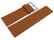 Watch strap genuine leather light brown 30mm