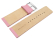 Watch strap genuine leather Pink 30mm