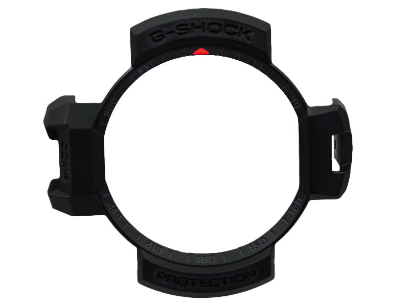 Lunette (bezel) En Résine Noire Pour Casio GA-140DC-1A - Pièce De Rechange Neuve Avec étiquettes