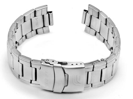 Watch strap bracelet Casio for EFA-121D-1AV, stainless steel