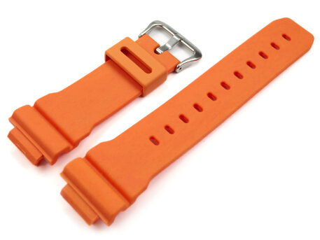 Genuine Casio Orange Resin Watch Strap for DW-5600WS-4