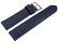 Watch strap soft leather grained dark blue 12mm 14mm 16mm 18mm 20mm 22mm