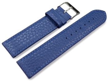 Watch strap soft leather grained navy blue 12mm 14mm 16mm 18mm 20mm 22mm