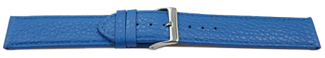 Watch strap soft leather grained sea blue 12mm 14mm 16mm 18mm 20mm 22mm