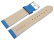 Watch strap soft leather grained sea blue 12mm 14mm 16mm 18mm 20mm 22mm