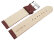 Watch strap soft leather grained bordeaux 12mm 14mm 16mm 18mm 20mm 22mm