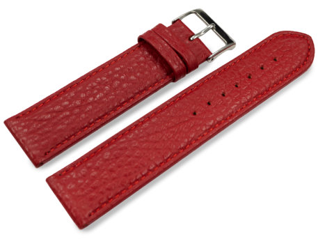 Watch strap soft leather grained dark red 12mm 14mm 16mm...