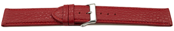 Watch strap soft leather grained dark red 12mm 14mm 16mm...