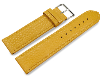 Watch strap soft leather grained mustard 12mm 14mm 16mm...