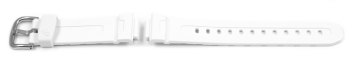 Watch strap Casio for Baby-G BG-5600, rubber, white