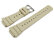 Genuine Casio Cream Colored Resin Watch Strap for GA-2100-5A