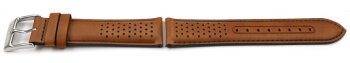 Festina Replacement Brown Leather Watch Band with Dark...