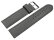 XL Watch strap soft leather grained dark gray 12mm 14mm 16mm 18mm 20mm 22mm