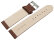 XL Watch strap soft leather grained dark brown 12mm 14mm 16mm 18mm 20mm 22mm