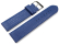 XL Watch strap soft leather grained navy blue 12mm 14mm 16mm 18mm 20mm 22mm