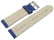 XL Watch strap soft leather grained navy blue 12mm 14mm 16mm 18mm 20mm 22mm