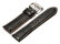 Festina Leather Strap for F16354 - Black - White stitching suitable for F16493 F16385