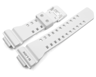 Casio White Resin Replacement Watch Strap GAX-100A-7A
