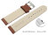 Quick release Watch strap soft leather grained light brown 12mm 14mm 16mm 18mm 20mm 22mm