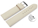 Quick release Watch strap soft leather grained cream 12mm 14mm 16mm 18mm 20mm 22mm