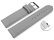 XL Quick release Watch strap soft leather grained light gray 12mm 14mm 16mm 18mm 20mm 22mm