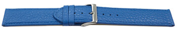 XL Quick release Watch strap soft leather grained sea blue 12mm 14mm 16mm 18mm 20mm 22mm