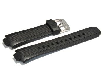 Casio Watch strap for EQW-A1000B,EQW-M1100C, rubber, black